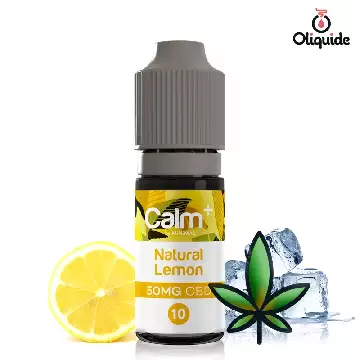 Natural Lemon CBD de la collection Calm+ E-Liquide CBD 